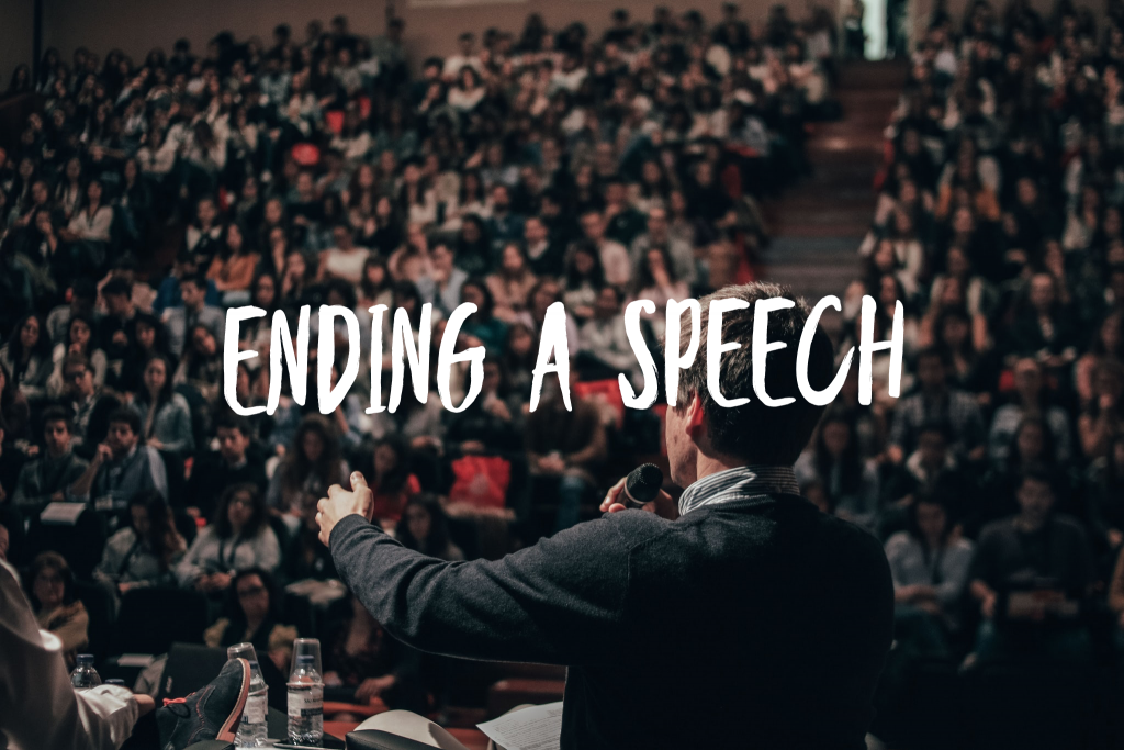 how to end a speech about history