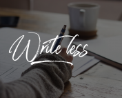 writing less on your speeches